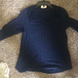 Navy blue casual shirt